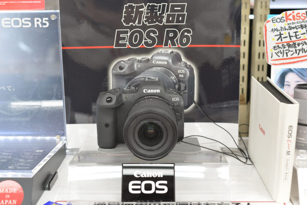 キヤノン EOS R6 デモ機入荷しました。IN福山市